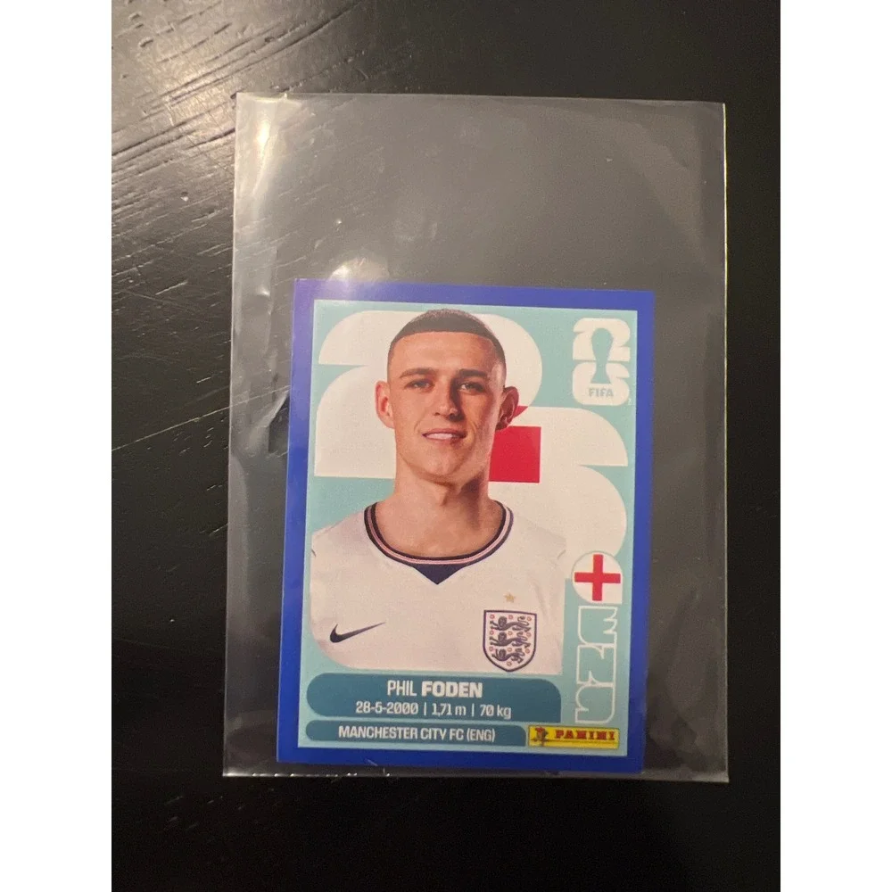 Phil Foden Panini FIFA World Cup 2026 Sticker ENG 16 Manchester Blue Border